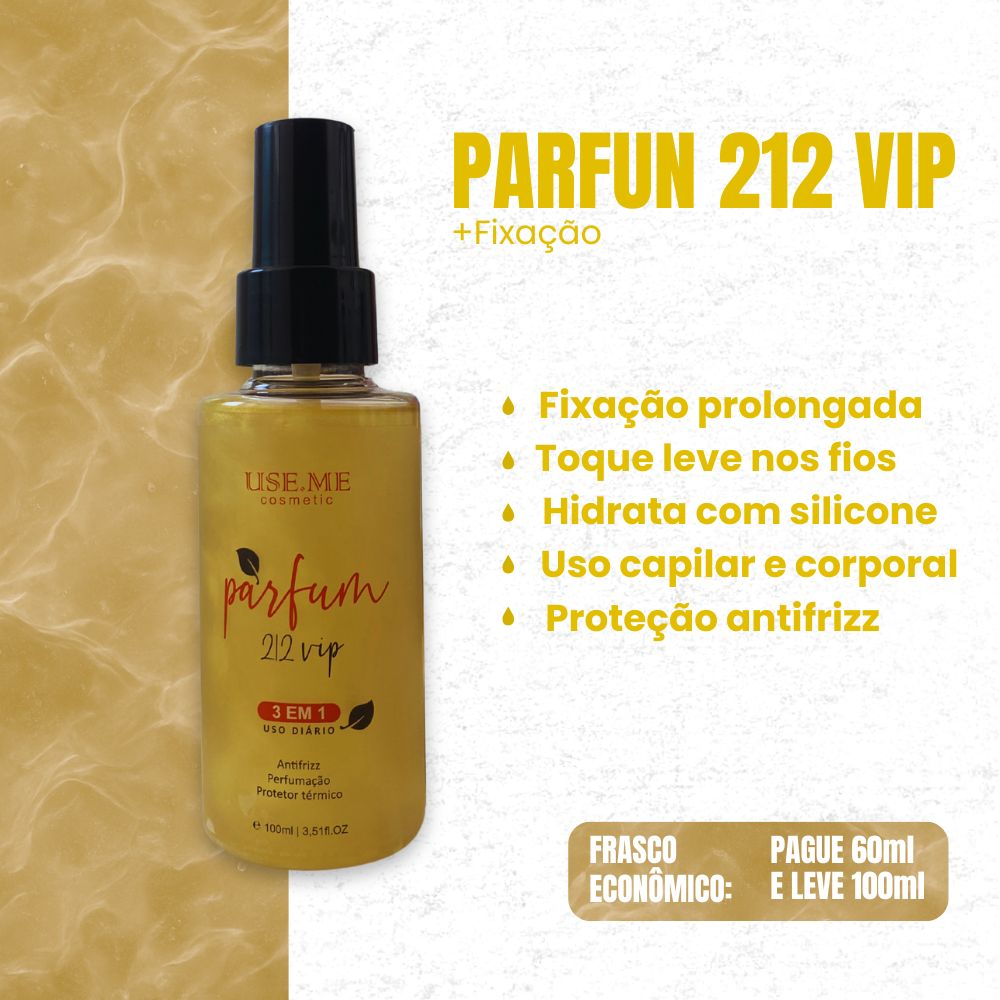 Perfume Capilar 212 VIP - 3 em 1