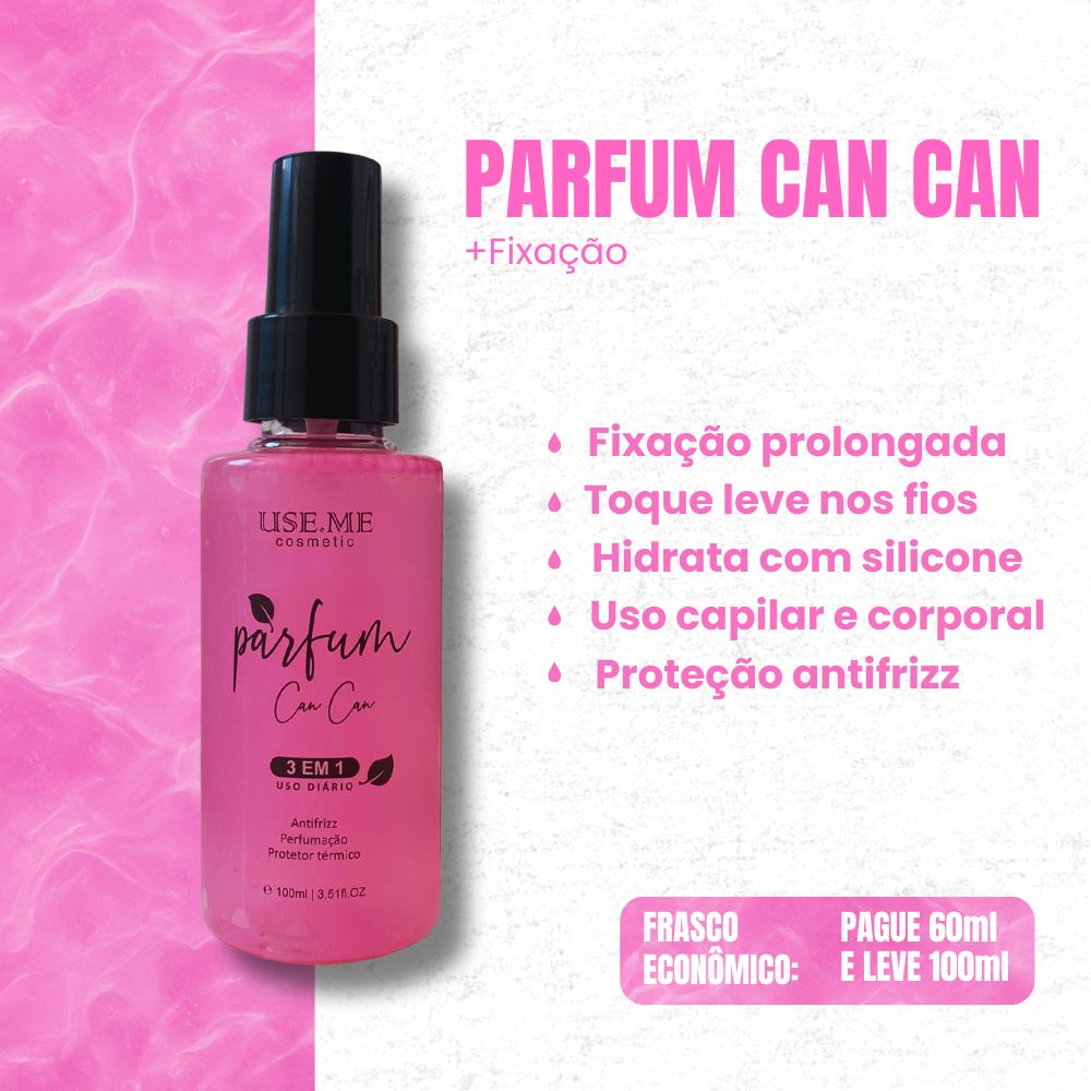 Parfum Capilar Can Can - 3 em 1