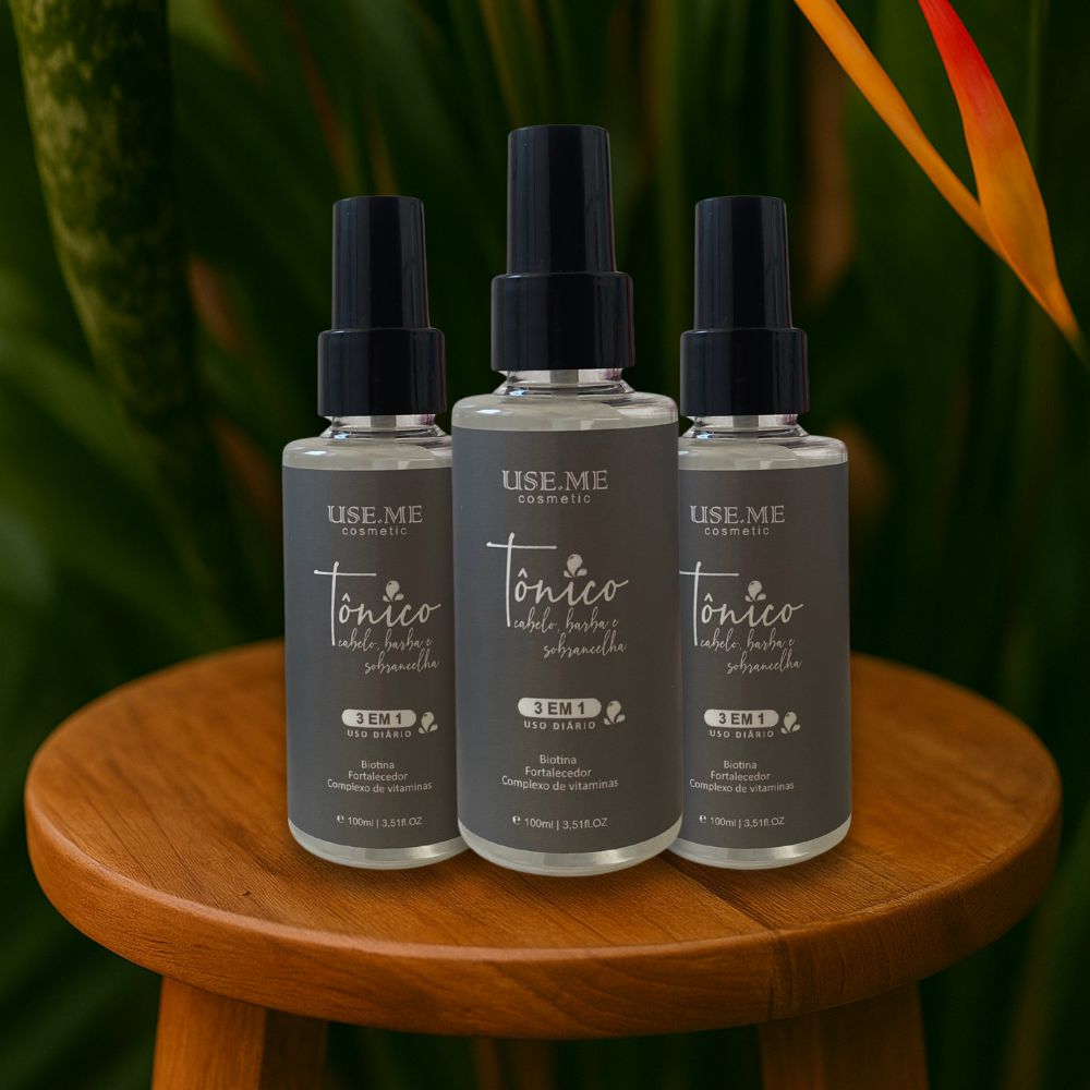 KIT 3 Tônico Crescimento - 3 em 1