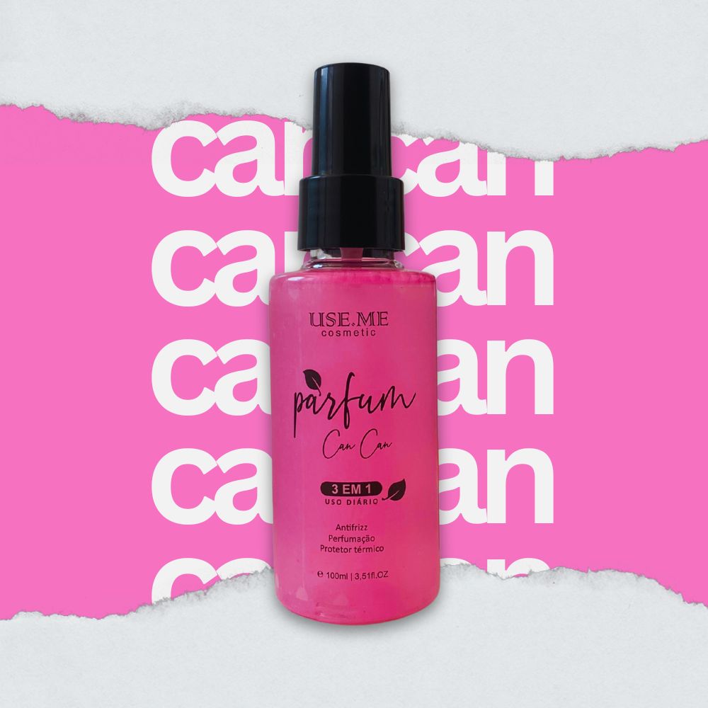 Parfum Capilar Can Can - 3 em 1