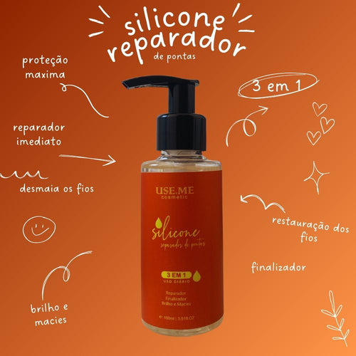 Silicone Pontas Blindadas Antifrizz - 3 em 1