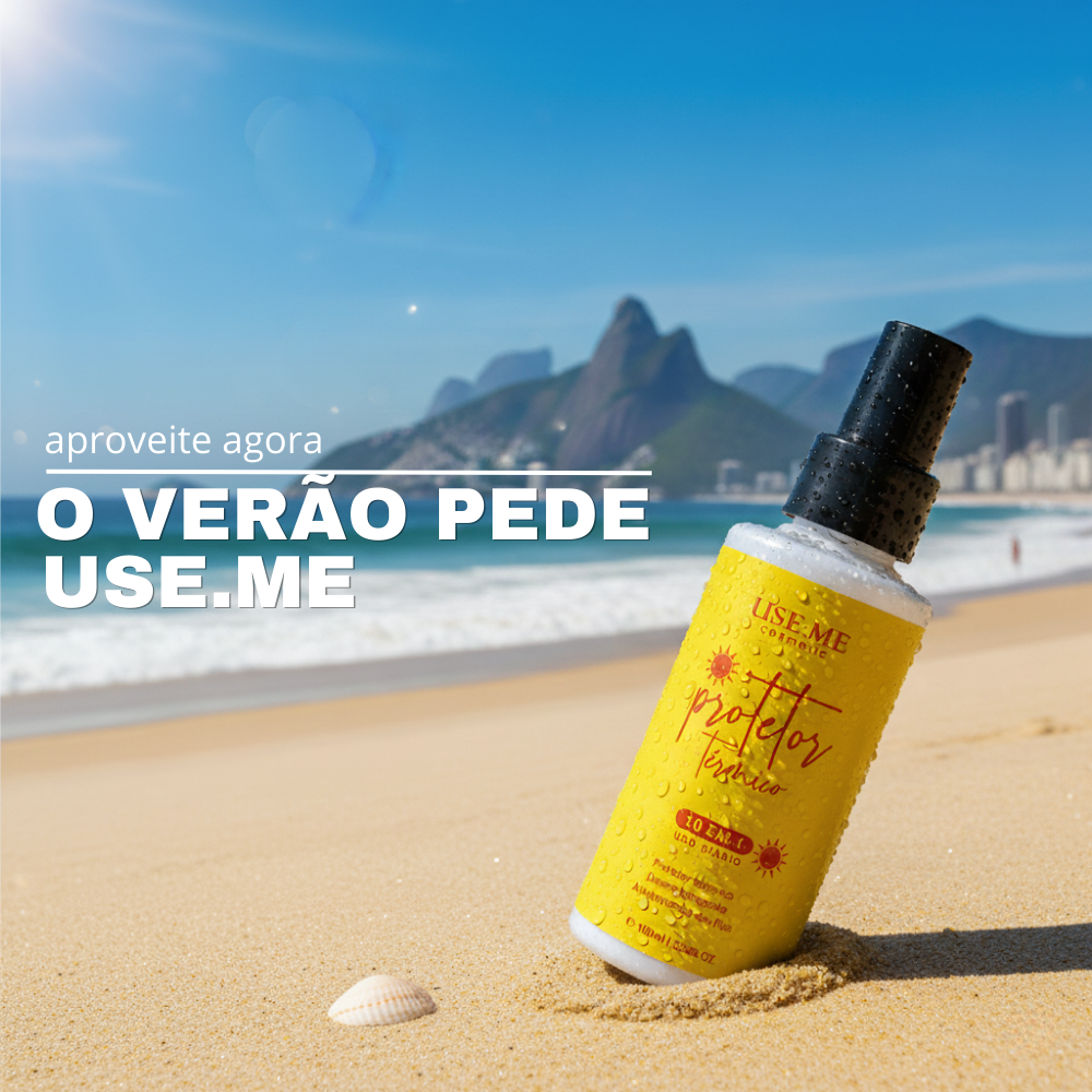 Protetor Térmico 10 em 1 Fluido Capilar 100ml com Ação Antifrizz e Brilho Intenso