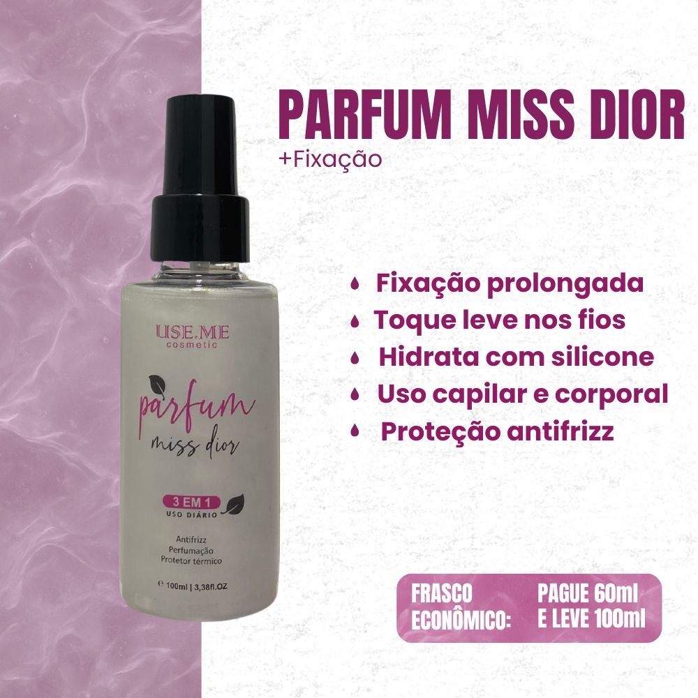 Perfume Capilar Miss Dior - 3 em 1
